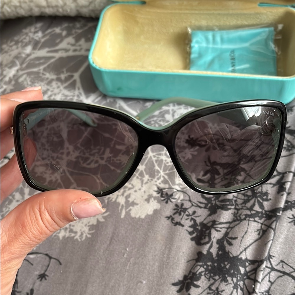 Tiffany & Co. Black Sunglasses Elegant Accessories